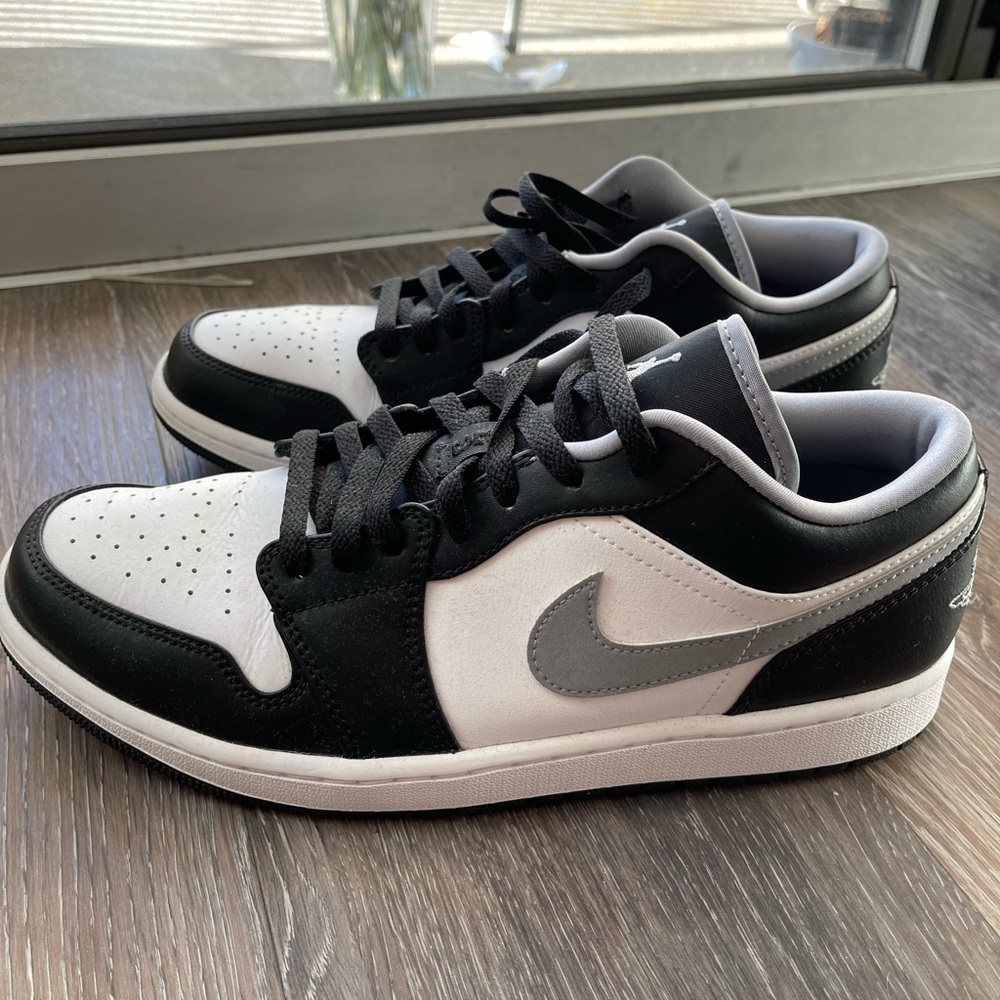 Jordan 1 Low Black White Grey